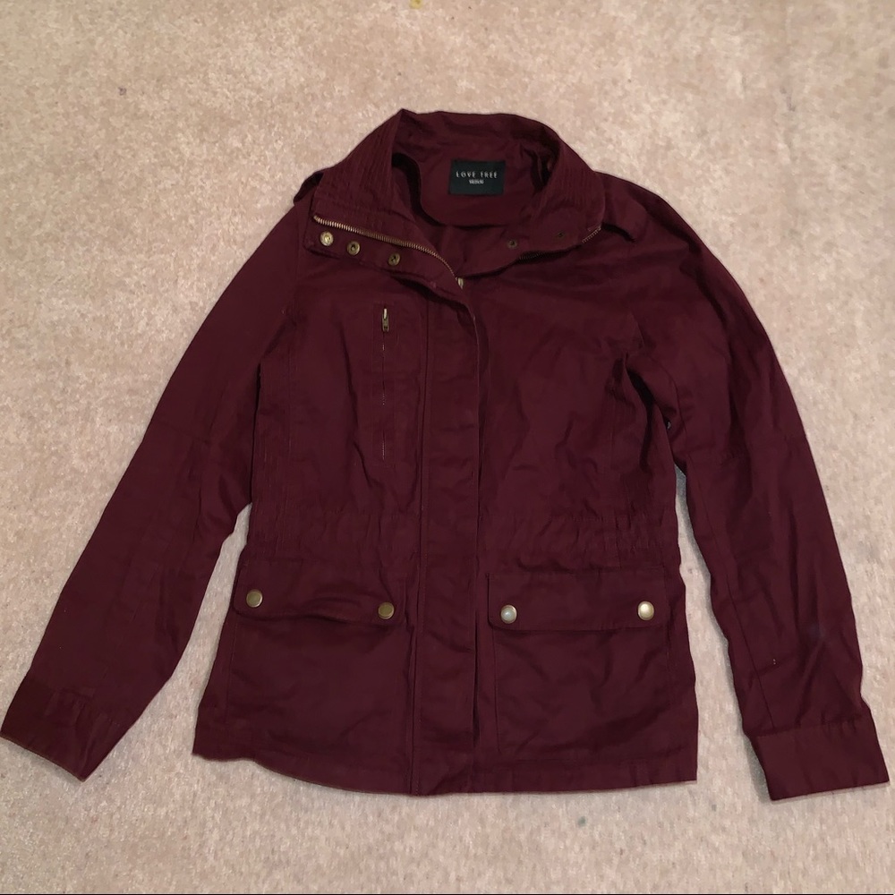 Maroon light jacket